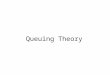 Queuing Theory.  Queuing Theory deals with systems of the following type:  Typically we are interested in how much queuing occurs or in the delays at