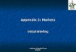 © Bishop’s Stortford Town Council Appendix 3: Markets Initial Briefing