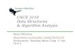 CSCE 3110 Data Structures & Algorithm Analysis Rada Mihalcea  Dictionaries. Reading Weiss Chap. 5, Sec. 10.4.2