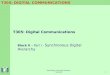 T305: DIGITAL COMMUNICATIONS Arab Open University-Lebanon Tutorial 61 T305: Digital Communications Block II – Part I - Synchronous Digital Hierarchy