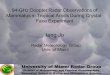 94-GHz Doppler Radar Observations of Mammatus in Tropical Anvils During Crystal- Face Experiment Ieng Jo Radar Meteorology Group Univ. of Miami