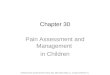 Pain Assessment and Management in Children
