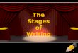 The Stages of Writing. The Stages of the Writing Process Stage 1 â€“ Prewriting Stage 2 â€“ Drafting Stage 3 â€“ Revising Stage 4 â€“ Proofreading Stage 5 â€“