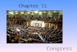 Chapter 11 Congress. The First Branch 1.Congress has considerable power Does Congress have the most power? 2.Many consider this branch most in need of