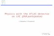 N.Russakovich 21 January 2005 Physics with the ATLAS detector on LHC (JINR participation) V. Bednyakov, N. Russakovich
