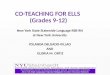 CO-TEACHING FOR ELLS (Grades 9-12)