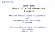 WRAP RMC Phase II Wind Blown Dust Project ENVIRON International Corporation and University of California, Riverside WRAP Dust Emission Joint Forum Meeting