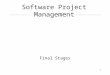 1 Software Project Management Final Stages. 2 Migration Moving users from existing system to your new one