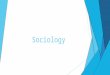 Sociology. Sociology is the scientific study of social structure, (how we act in a group not as an individual. Social Structure is the patterned ways