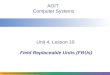 Unit 4, Lesson 10 Field Replaceable Units (FRUs) AOIT Computer Systems Copyright  20082013 National Academy Foundation. All rights reserved