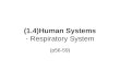 (1.4)Human Systems - Respiratory System
