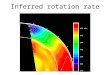 Inferred rotation rate. Fits to tachocline Kosovichev fit Kosovichev (1996; ApJ 469, L61)