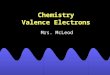Chemistry Valence Electrons Mrs. McLeod. Valence Electrons Valence electrons are the outermost electrons.…