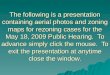 The following is a presentation containing aerial photos and zoning maps for rezoning cases for the…