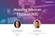 Measuring Return on Education (ROE)