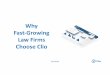Why Fast-Growing Law Firms Choose Clio