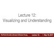 Cs231n 2017 lecture12 Visualizing and Understanding