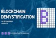 Blockchain demystification