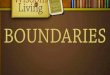 Boundaries - Biblical Wisdom from the book of Proverbs