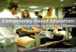 Competency Based Education for Emergency Services