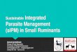 Sustainable Integrated Parasite Management (IPM) 2017