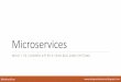 Microservices - What I've learned after a year building systems