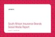 Social Media Report - South African Insurance Brands January 1st - June 30th 2017