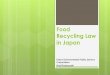 Food Recycling Law in Japan
