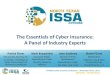 The Essentials of Cyber Insurance: A Panel of Industry Experts