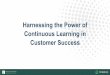 Harnessing the Power of Continuous Learning in Customer Success featuring Waterstone Management Group