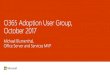 2017 10 05 Office 365 Adoption User Group meeting