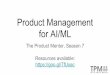 Product Management for AI/ML