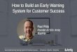 How to Build an Early Warning System for Customer Success