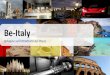 Be Italy - Indagine sull'attrattività del Paese