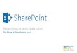 "Reinventing Content Collaboration - the Future of SharePoint is Now!" | SPTechCon - Austin -- MS Keynote