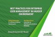 Best Practices for Enterprise User Management in Hadoop Environment