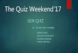 General Quiz Finals | The Quiz Weekend '17