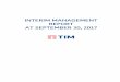 Interim management report at september 2017