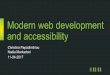 Modern web development and accessibility (Christina Papadimitriou, Nadia Markadoni)