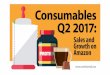 Consumables Q2 2017: Sales & Growth on Amazon