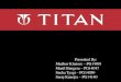 Titan Market Research Project