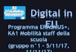 Erasmus+KA1 Mobilità Animatori Calabria Digitali Gruppo 1