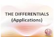L17 the differentials (applications)