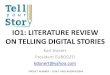 Tell Your Story: literature review on using Storytelling with maps to reduce early school leaving