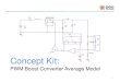 Concept kit: PWM Boost Converter Average Model