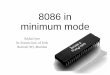 8086 in minimum mode
