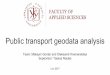Public transport geodata analysis