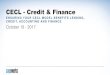 CECL - The Relationship Between Credit and Finance