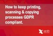How to keep printing processes GDPR compliant