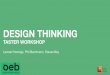 oeb Design Thinking Taster Workshop 2017